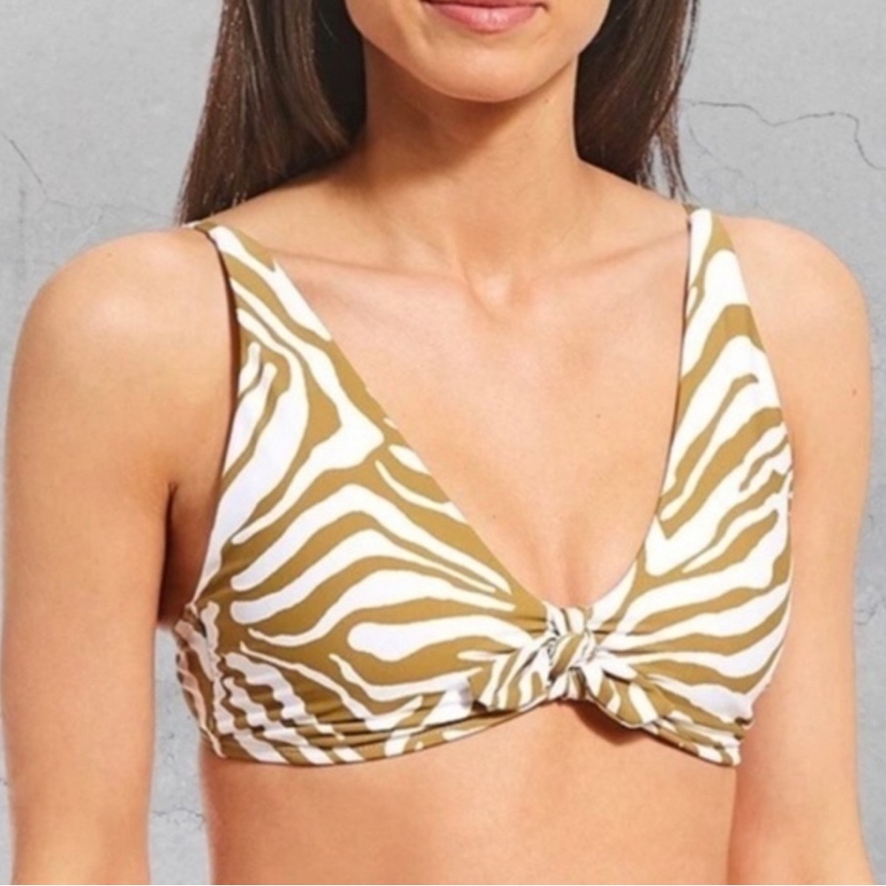 Antonio Melani Poolside Tie Front Halter top Cardon XS